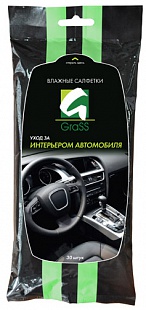 IT-0311 Влажные салфетки для ухода за интерьером авт-ля GRASS 30 шт.
