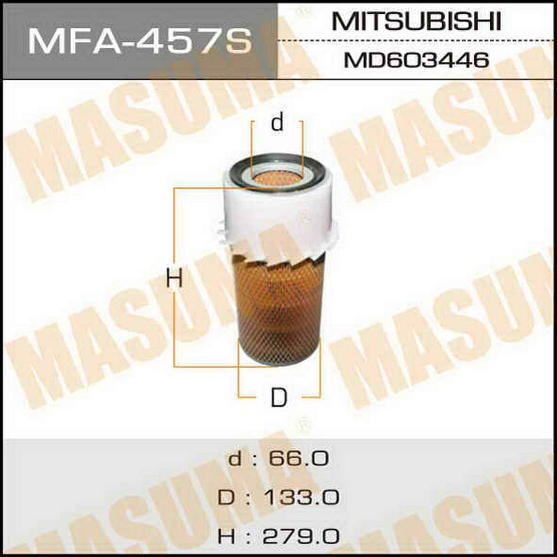 Воздушный фильтр MASUMA MFA-457