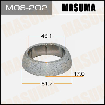 Кольцо уплотнительное глушителя Masuma MOS-202