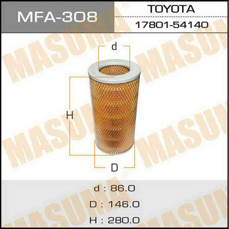 Фильтр воздушный MASUMA MFA-308