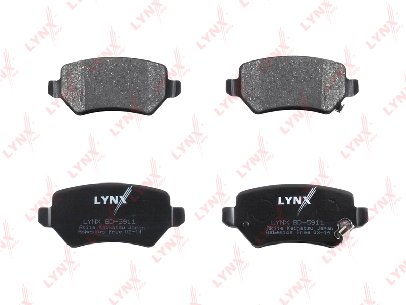 Колодки тормозные дисковые LYNXauto BD-5911