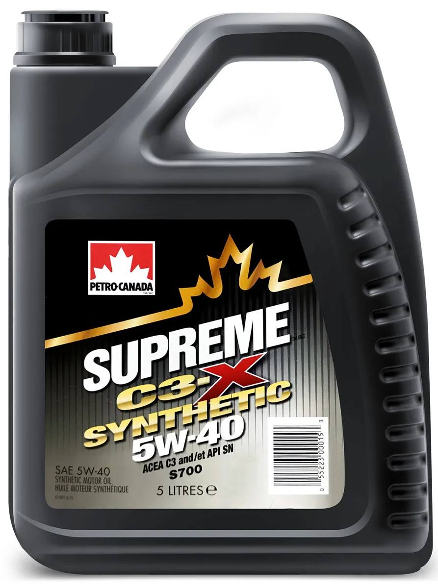 Масло моторное Petro-Canada Supreme C3-X Synthetic 5W-40 Синтетическое 5 л