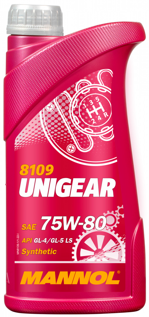 Масло трансмиссионное синтетическое Mannol Unigear 75W80 1л.