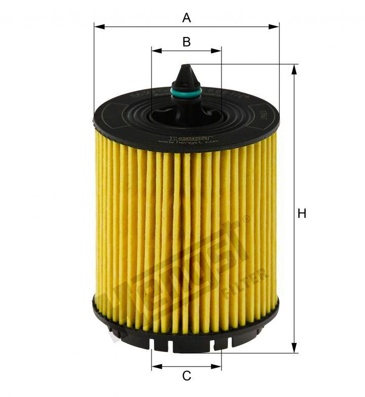 Фильтр очистки масла Hengst E630H02 D103