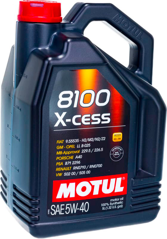 Моторное масло Motul 8100 X-cess 5W40 5л