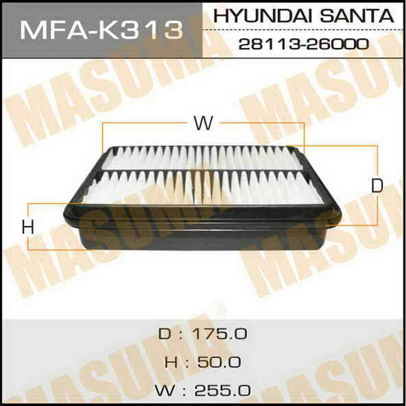 Фильтр воздушный MASUMA MFA-K313