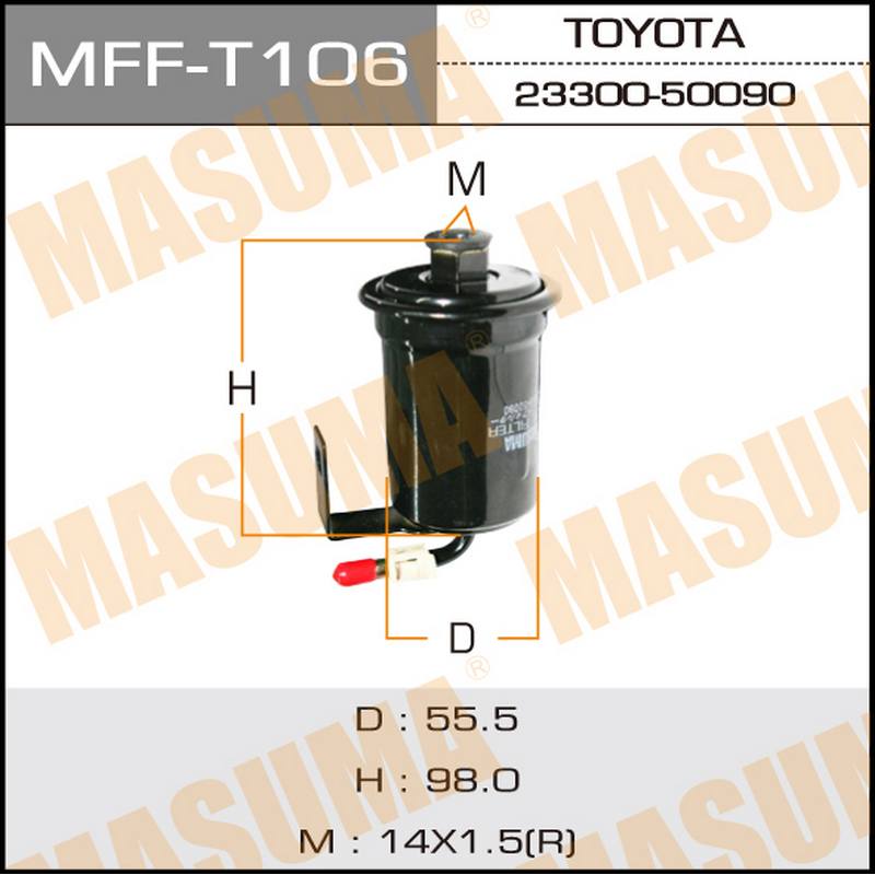 Фильтр топливный Masuma MFF-T106