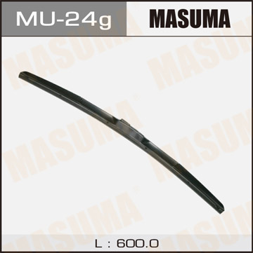 Щётка стеклоочистителя MASUMA гибридный 24", крюк 600 мм MU-24g