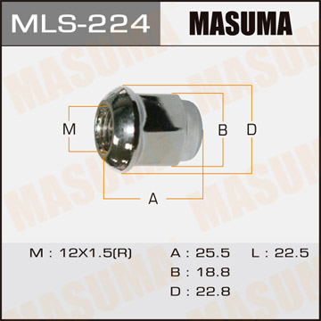 ГАЙКА MASUMA MLS-224