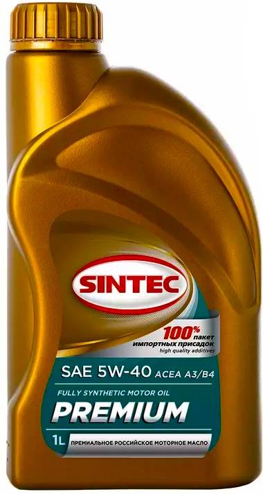 Масло моторное SINTEC Premium A3/B4 5W40 1л