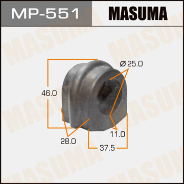 Втулка стабилизатора Masuma MP-551