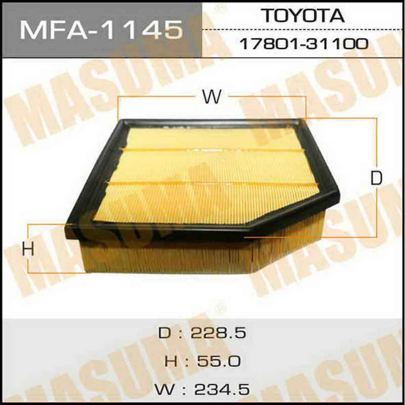 Воздушный фильтр MASUMA MFA-1145