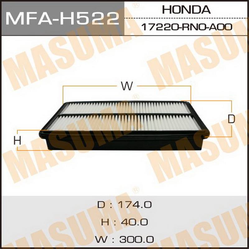 Воздушный фильтр MASUMA MFA-H522 