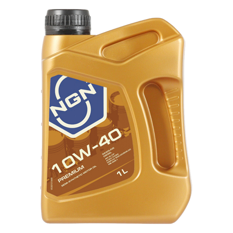 Масло моторное NGN Premium 10W40 SL/CF 1л полусинтетика