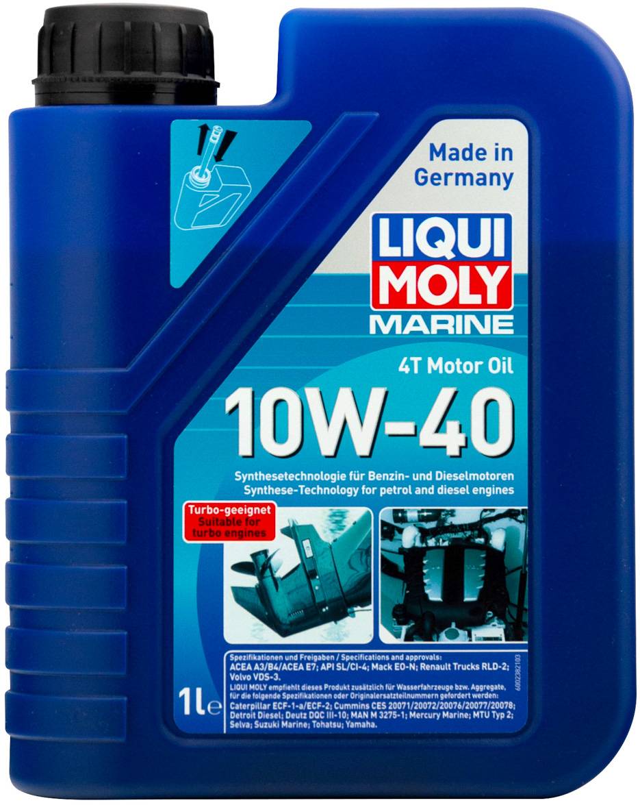 Масло моторное для лодок Liqui Moly Marine 4T Motor Oil 10W-40 1л
