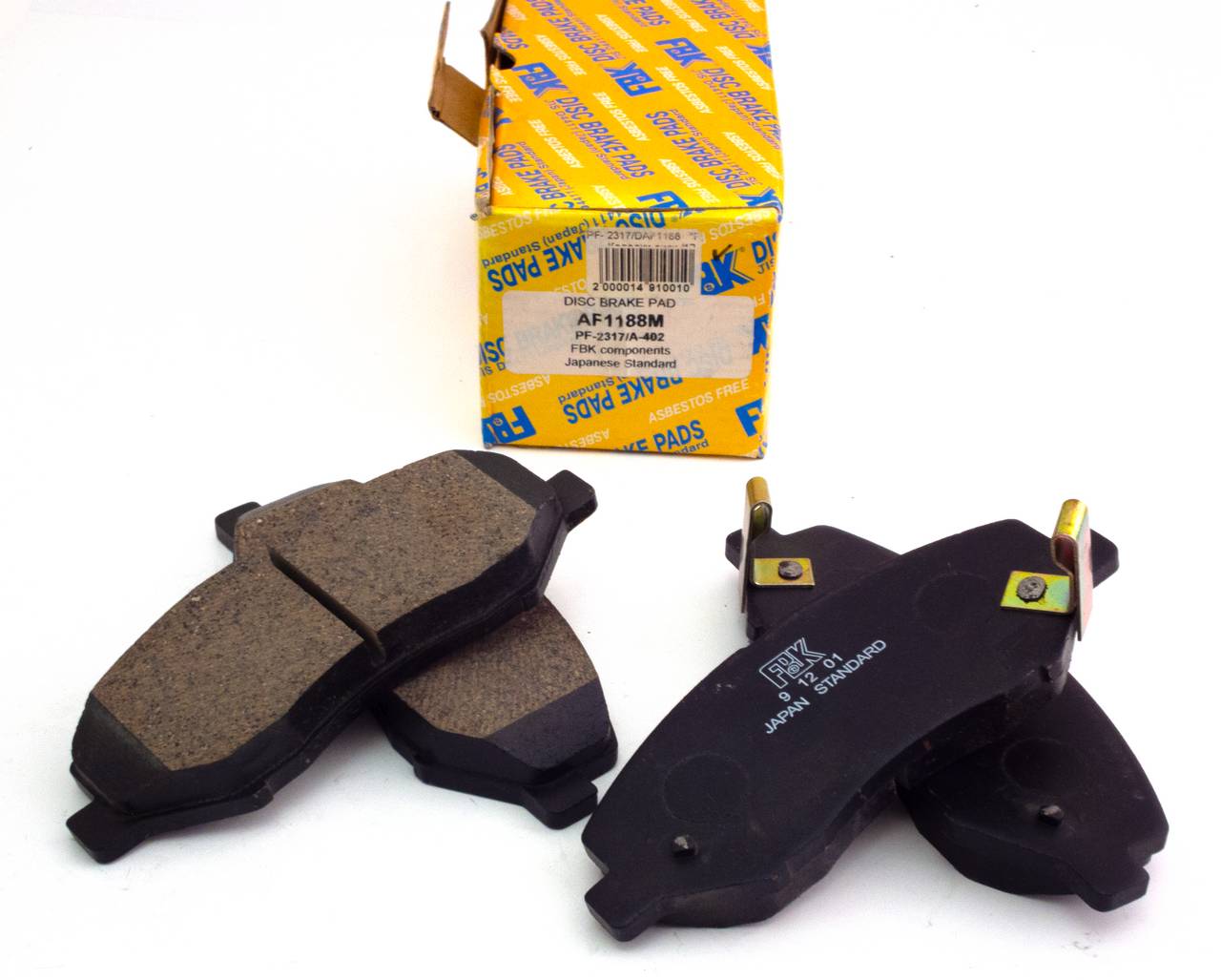 Тормозные колодки дисковые передние FBK FD1188M