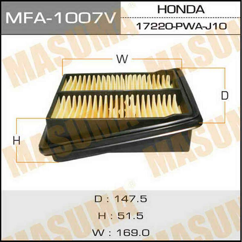 Воздушный фильтр MASUMA MFA-1007V