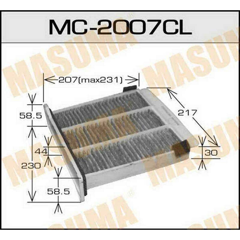 Фильтр салонный MASUMA MC-2007CL