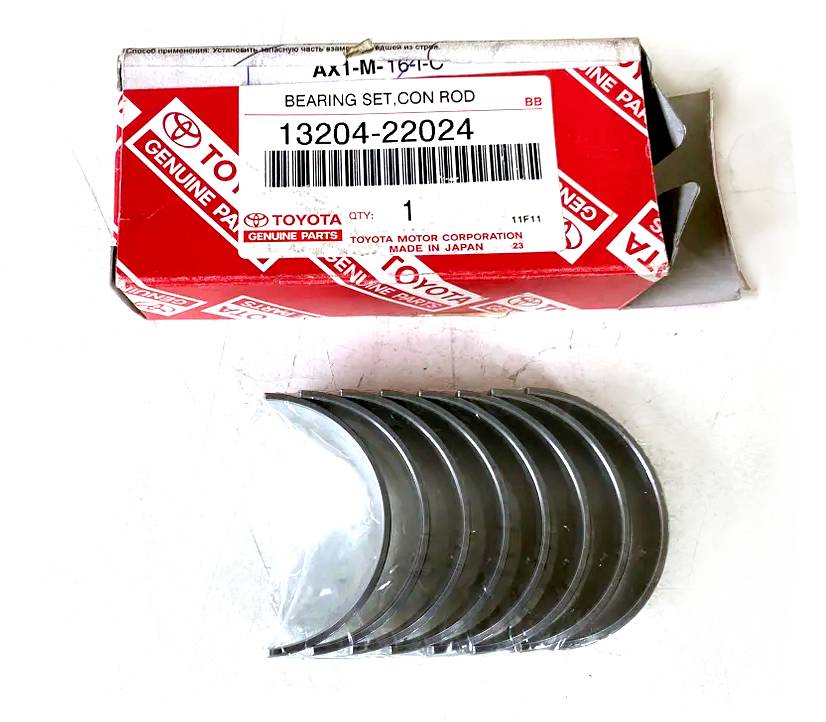 13204-22024 Вкладыши шатунные 0.25 1ZZ-FE