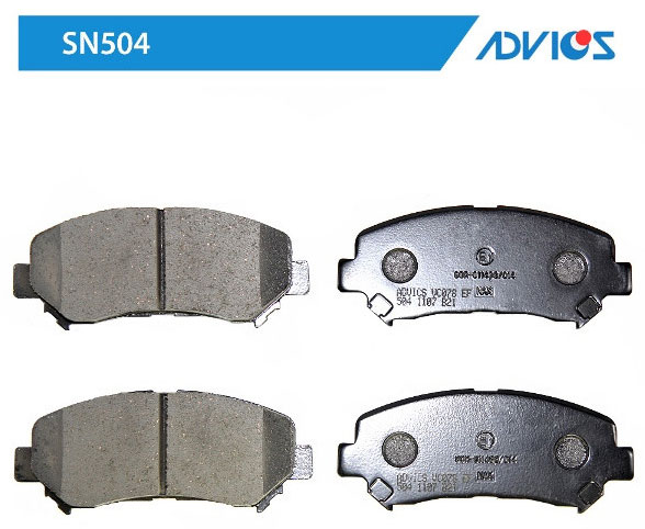 Колодки тормозные дисковые ADVICS SN504