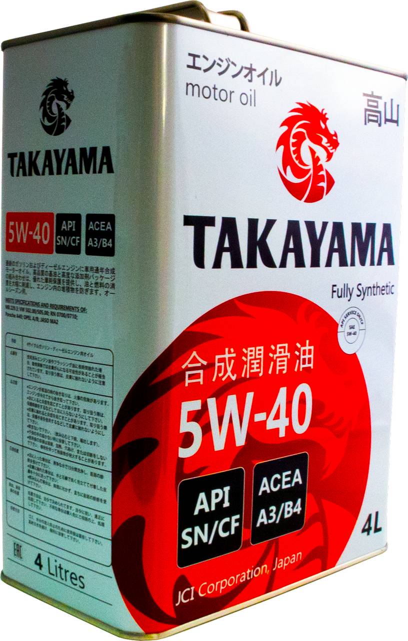 Масло моторное Takayama ADAPTEC 5w-40 4л.