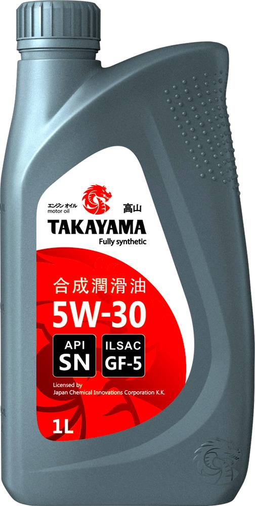 Масло моторное TAKAYAMA GF-5 SN 5W30 синтетика 1л.