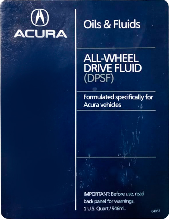 Масло трансмиссионное минеральное Acura DPS-F II 1л