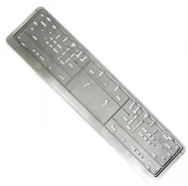 Рамка номерного знака с защелкой НАРА серая