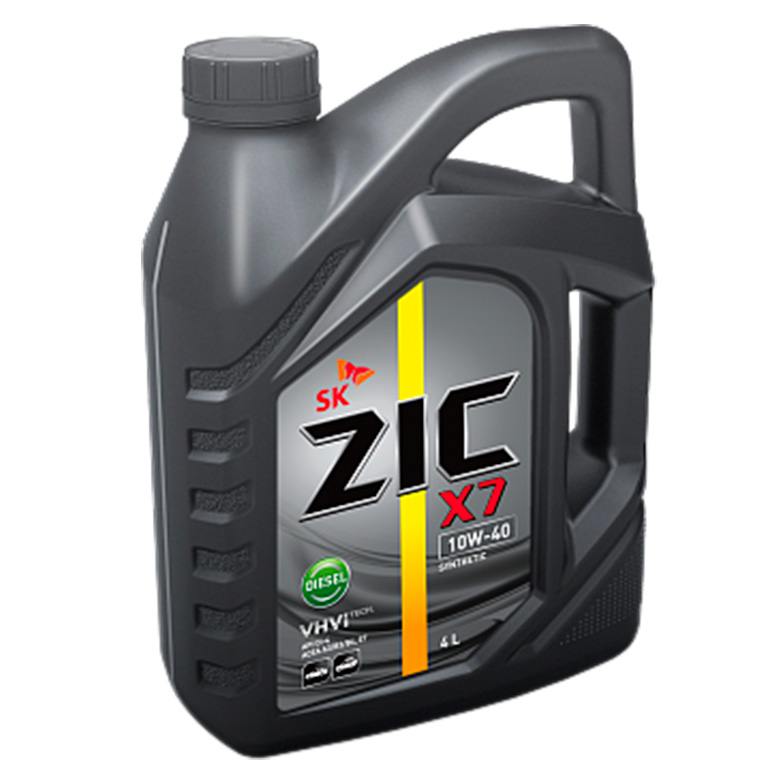 Моторное масло ZIC X7 Diesel 10W40 6л.