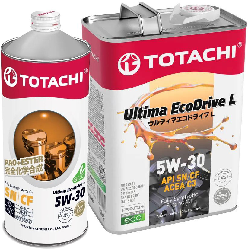 Моторное масло Totachi Ultima EcoDrive L 5W30 4л+1л АКЦИЯ!