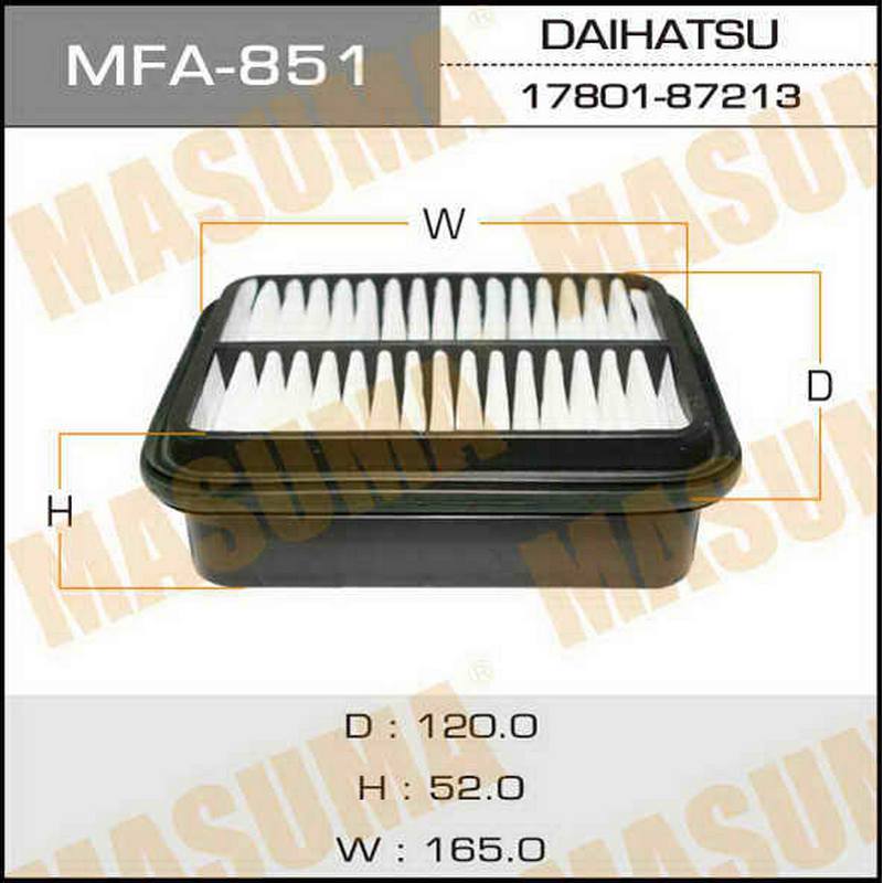 Воздушный фильтр MASUMA MFA-851