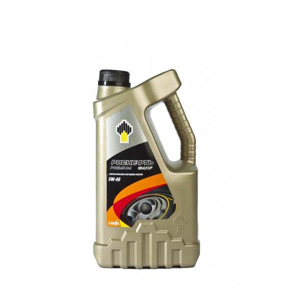 Масло моторное Premium синтетика 5W40 SM/CF 4л Роснефть