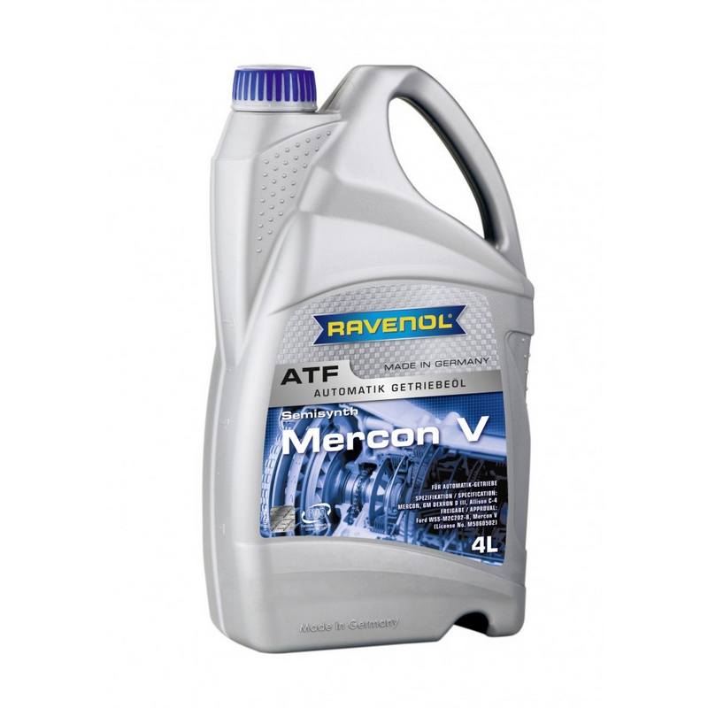 Масло трансмиссионное RAVENOL ATF Mercon V 4л.