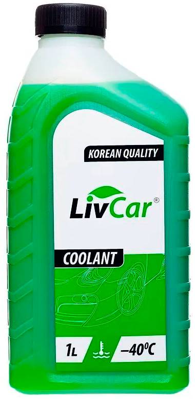 Антифриз LIVCAR COOLANT Зеленый -40 1л