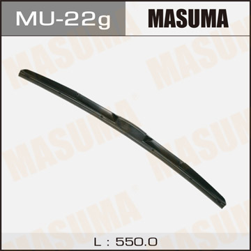 Щётка стеклоочистителя MASUMA гибридный 22", крюк 550 мм MU-22g