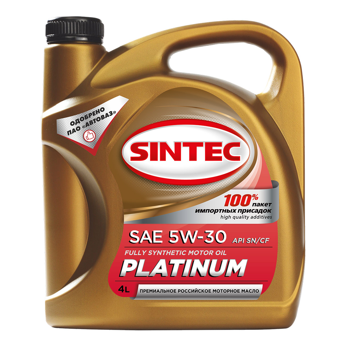 Sintec Platinum 5w30 api sn/cf синт 4л акция 1л
