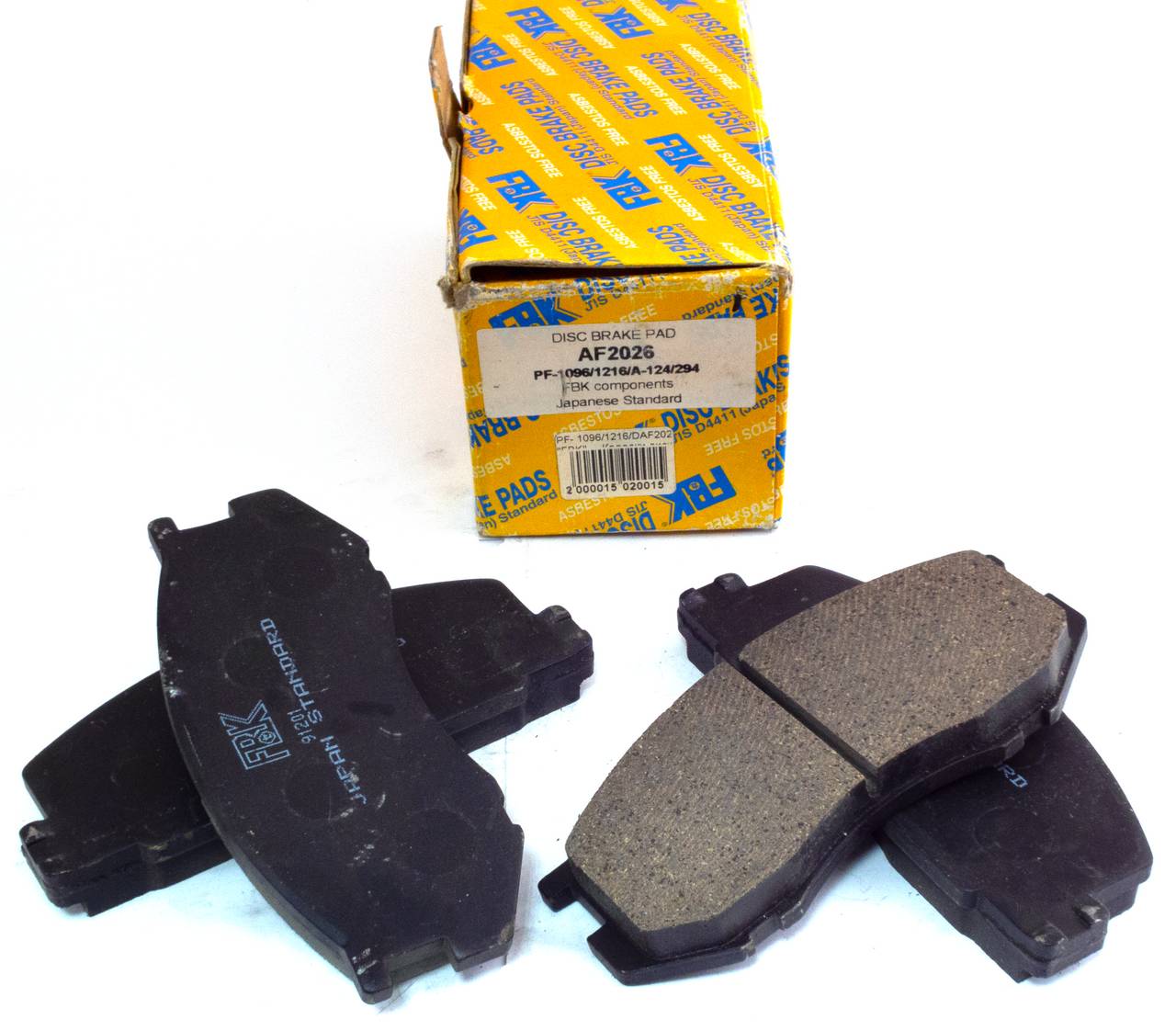 Тормозные колодки дисковые задние FBK FD2026