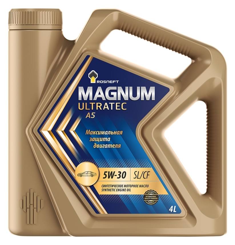 Масло моторное Rosneft Magnum Ultratec A5 5W30 синт 4л