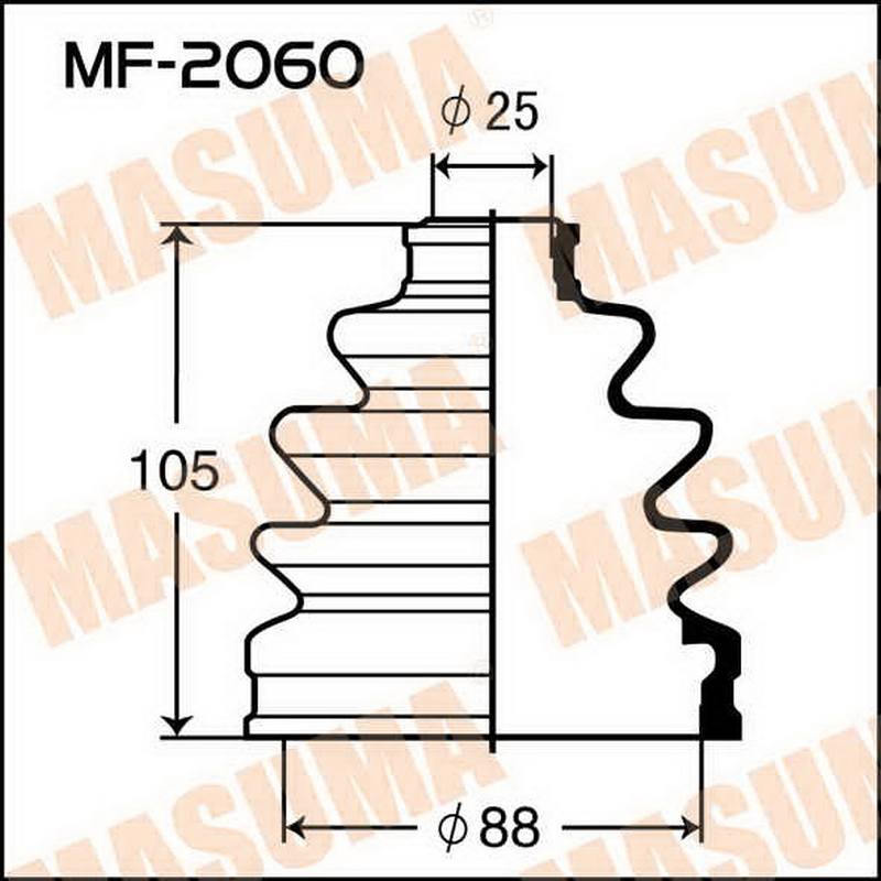 Пыльник привода Masuma MF-2060