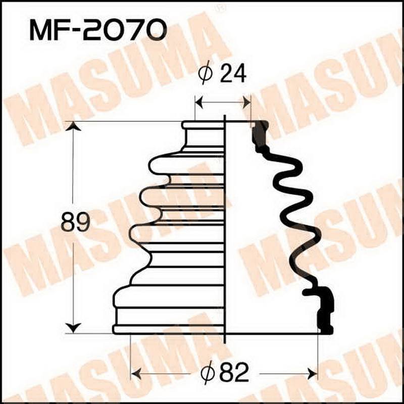 Пыльник привода Masuma MF-2070