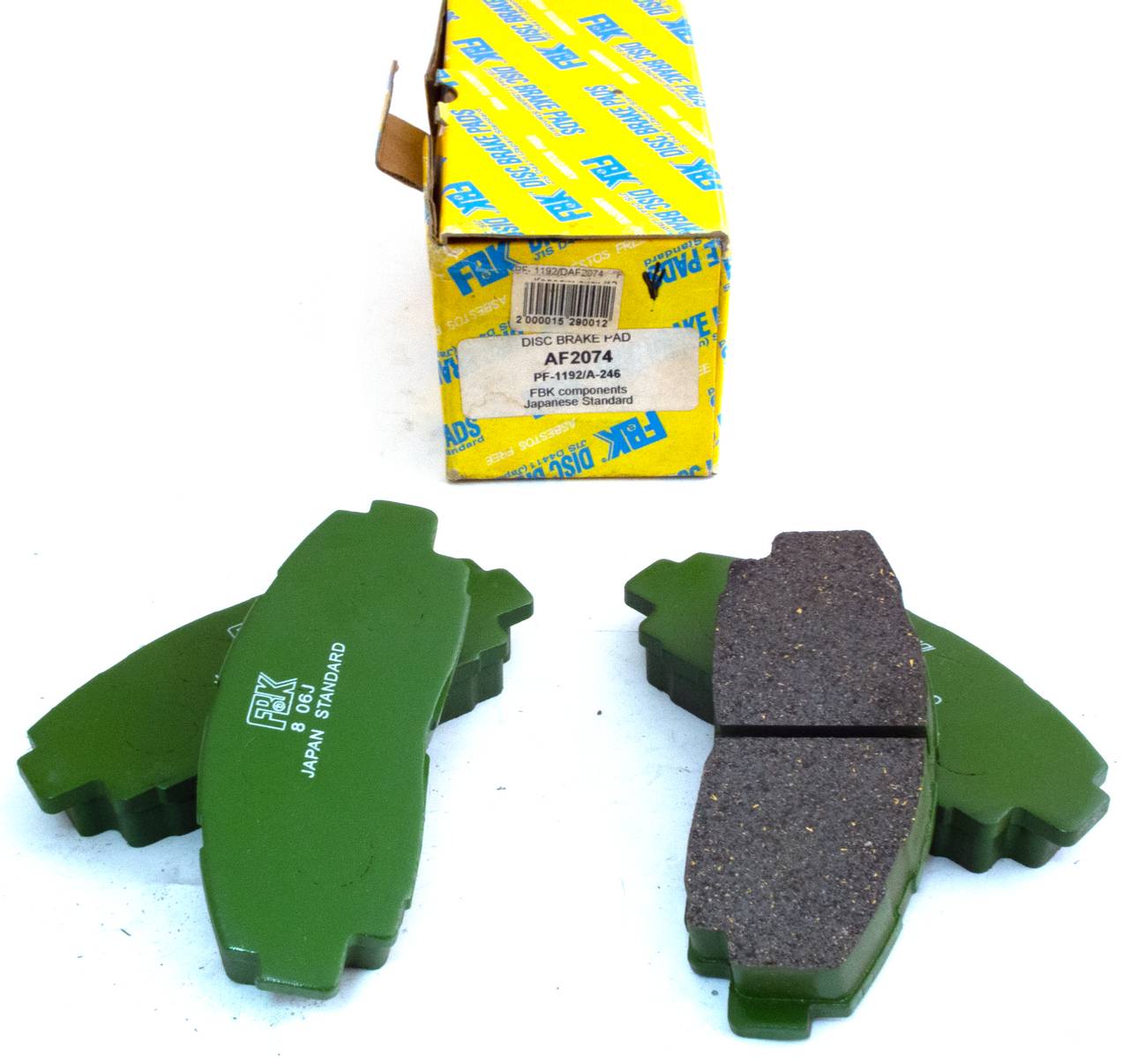 Тормозные колодки дисковые передние FBK FD2074