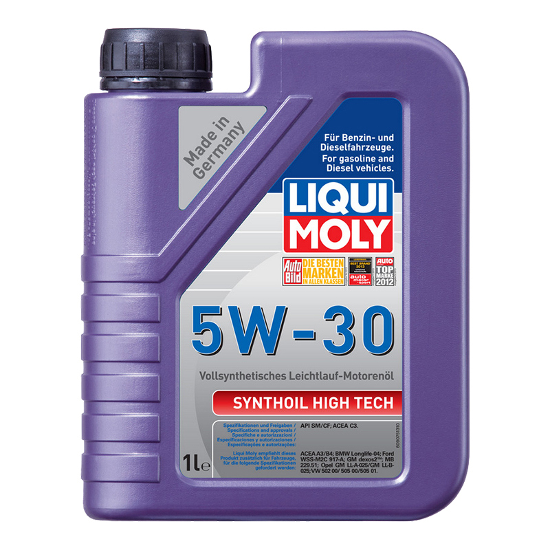 Масло моторное 9075 LiquiMoly SynthoilHighTech 5W30 1л
