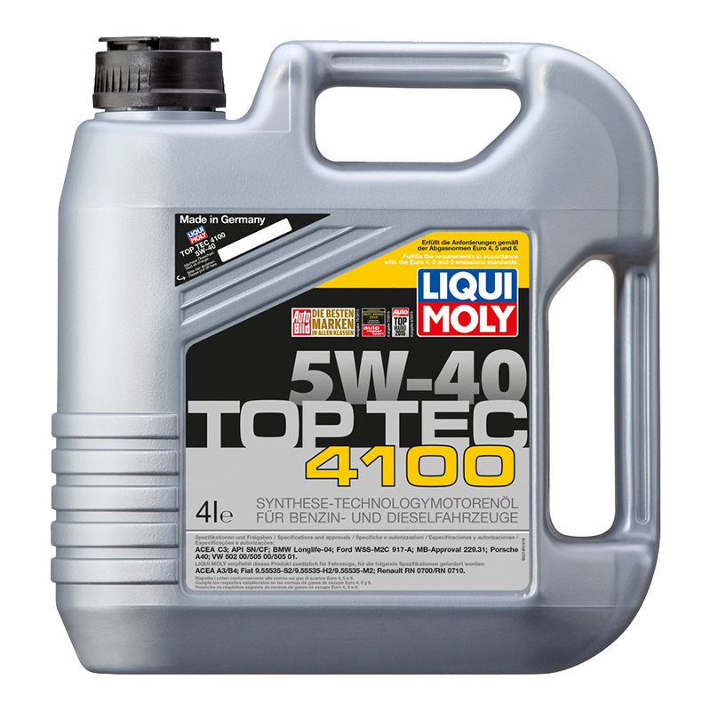 Масло моторное Liqui Moly Top Tec 4100 синтетика 5W40 4л