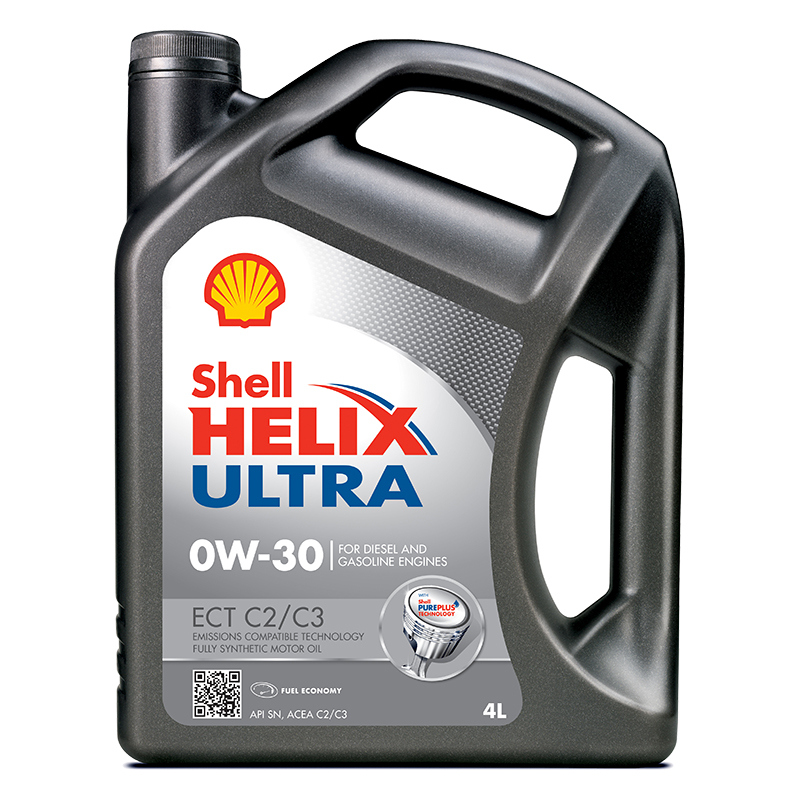 Моторное масло Shell Helix Ultra ECT 0W30 4л.