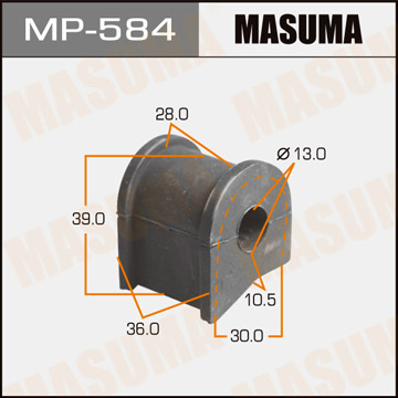 Втулка стабилизатора Masuma MP-584