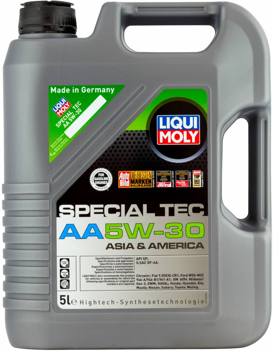 Моторное масло НС-синтетическое Liqui Moly Special Tec AA 5W-30 5л