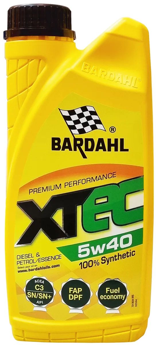 Масло моторное BARDAHL XTEC SN/CF 5W40 1л