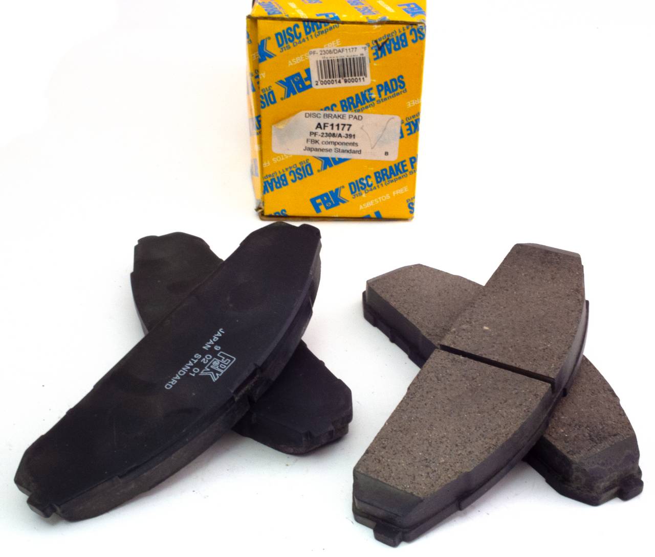 Тормозные колодки дисковые передние FBK FD1177