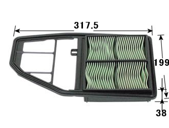 Фильтр воздушный MADFIL A-869 HONDA 17220-PLD-000