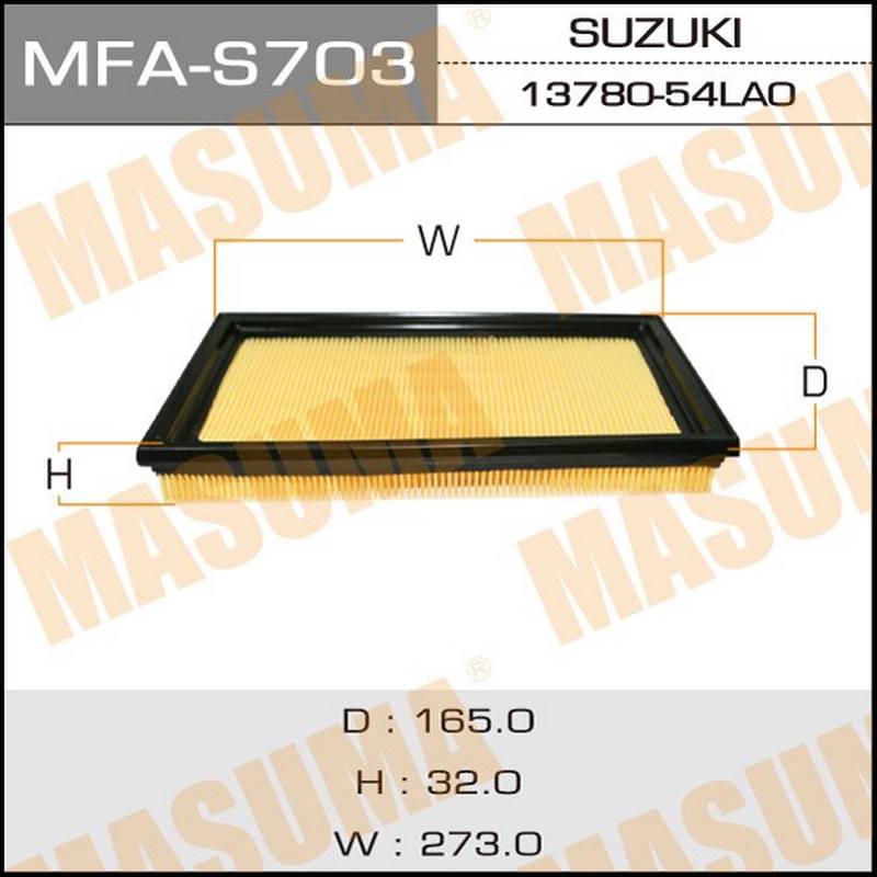 Фильтр воздушный MASUMA MFA-S703